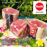 Beef Ribeye AUSTRALIA PR STEER (prime young cattle) AGED by producer brand SWIFT FROZEN steak cuts 3/4 & 1 inch price/kg 3-4pcs (Scotch-Fillet / Cube-Roll)
